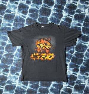 Port & Company Dodge SRT Hellcat Flaming Logo Graphic T-Shirt